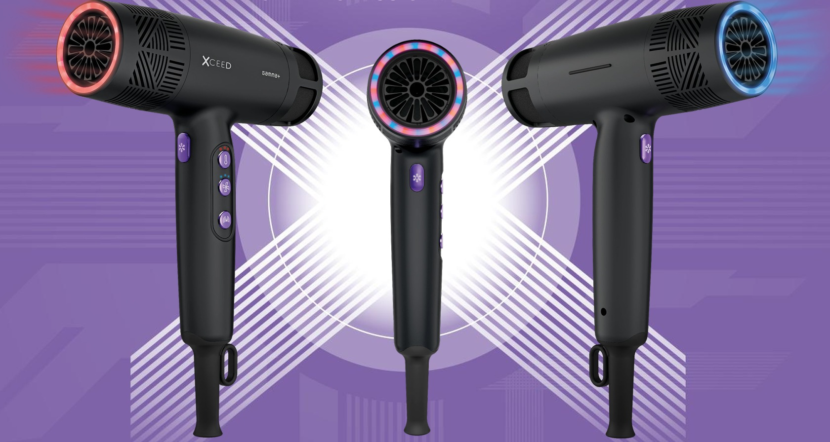 Gamma+ GP115B Xceed Hair Dryer-Black